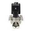 U.S. Solid 3/4" Stainless Steel Solenoid Valve - 24V AC,