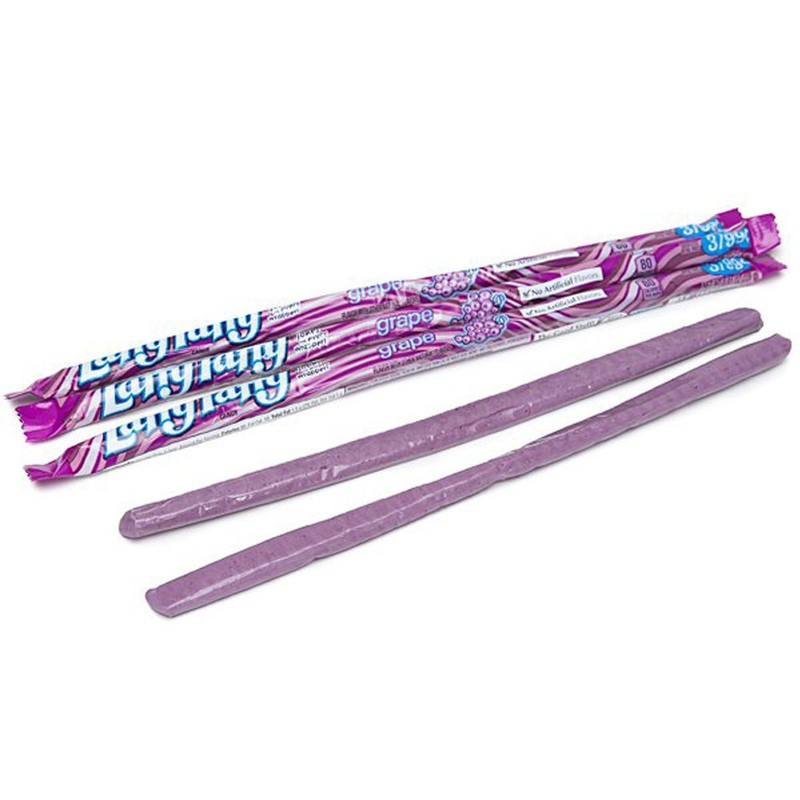 Laffy Taffy Rope - Grape Flavor (Box of 24 Ropes)