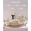 Famiware Nebula Plates and Bowls Sets, 12 Pieces Dinnerware Sets,