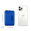 LOUEBICA Credit Cards Holder for Women RFID Blocking Aluminum Zipper