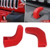 DKMGHT Factory Bumper Tow Hook Covers (Upgrade) for Jeep Wrangler