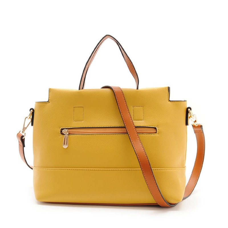 FIRANO 302964 Filano Women's Square Flap Handbag, Black