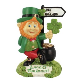 McMurfy Luck O' The Irish Gold Pot Street Sign Ornament