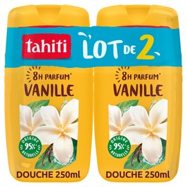 TAHITI - Duschgel, Duft 8 Stunden, Vanille – 250 ml x 2