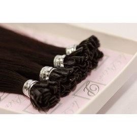 LE PRIVE REMY HAIR COUTURE HAIR EXTENSIONS 16" U-TIPS #2 (DARK BROWN)