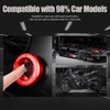 Tybasthe Rotary Push Start Button Cover, Car Accessories Engine Start
