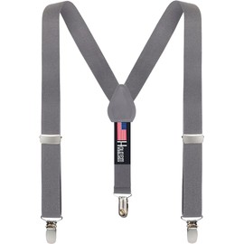 Suspenders for Kids - 1 Inch Suspender Perfect for Tuxedo -Grey (26")