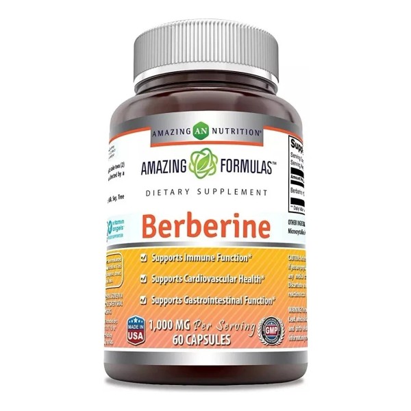 Amazing An Nutrition Berberine Complex 1250mg 120 Cápsulas