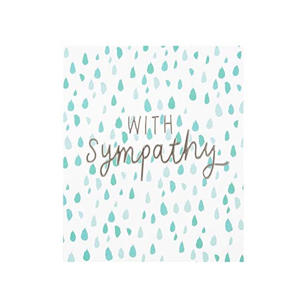 Sympathy Card from the Hallmark Studio - Embossed Text Design
