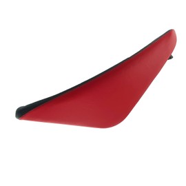 Motorcycle Durable Sunproof Easy Use Red + Black Flat Tall Foam Seat For CRF50 90cc 110cc 125cc 140cc 150cc 160cc XR 50 SSR Trail Dirt pit Bike Off Road motocross Motorbike scooter (Red)