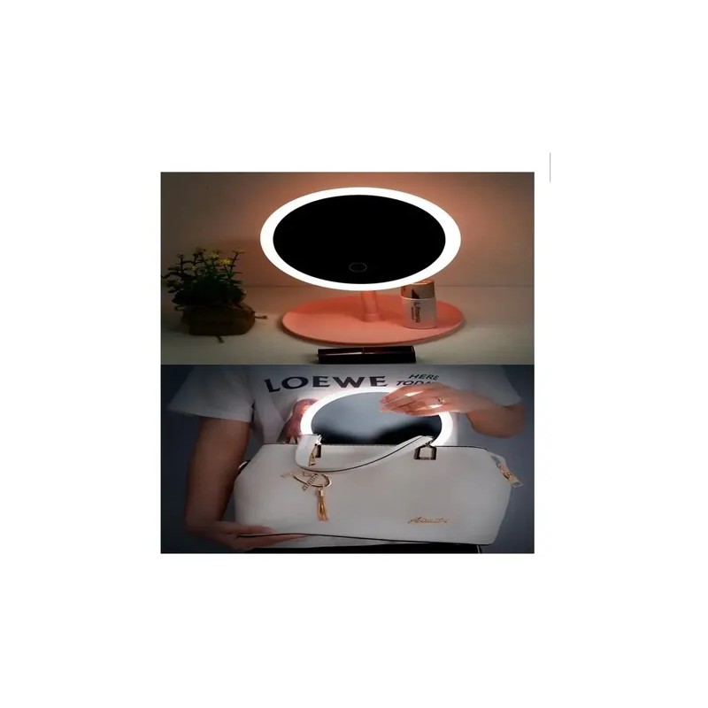 Espejo Touch Luz Led Aro De Luz Inalambrico P. Maquillaje