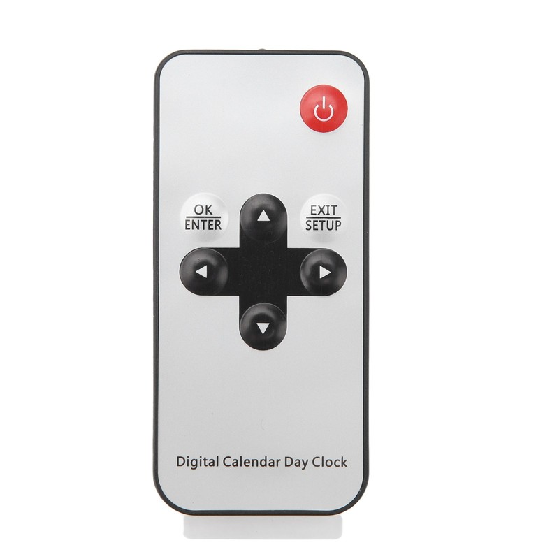 7 Inches Black Brightness Alarm Clock WIFI Synchronous Update With