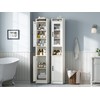 Baztin 71" H Tall Bathroom Storage Cabinet, Narrow Bathroom Cabinet
