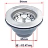 Qrity 84MM Sink Collection, Stainless Steel and PVC Kitchen Sink