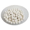 Gumballs White Bubble Gum 2 Pounds 0.5 inch Mini Gumballs