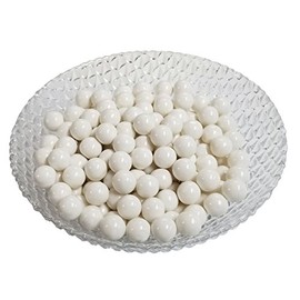 Gumballs White Bubble Gum 2 Pounds 0.5 inch Mini Gumballs by Sweet Maple Candies