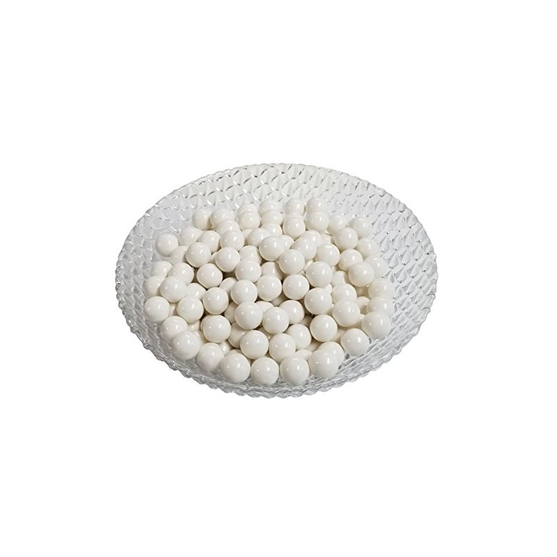 Gumballs White Bubble Gum 2 Pounds 0.5 inch Mini Gumballs