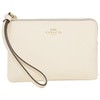 Coach F58032 IMCHK Women's Pouch, Wristlet Outlet, White