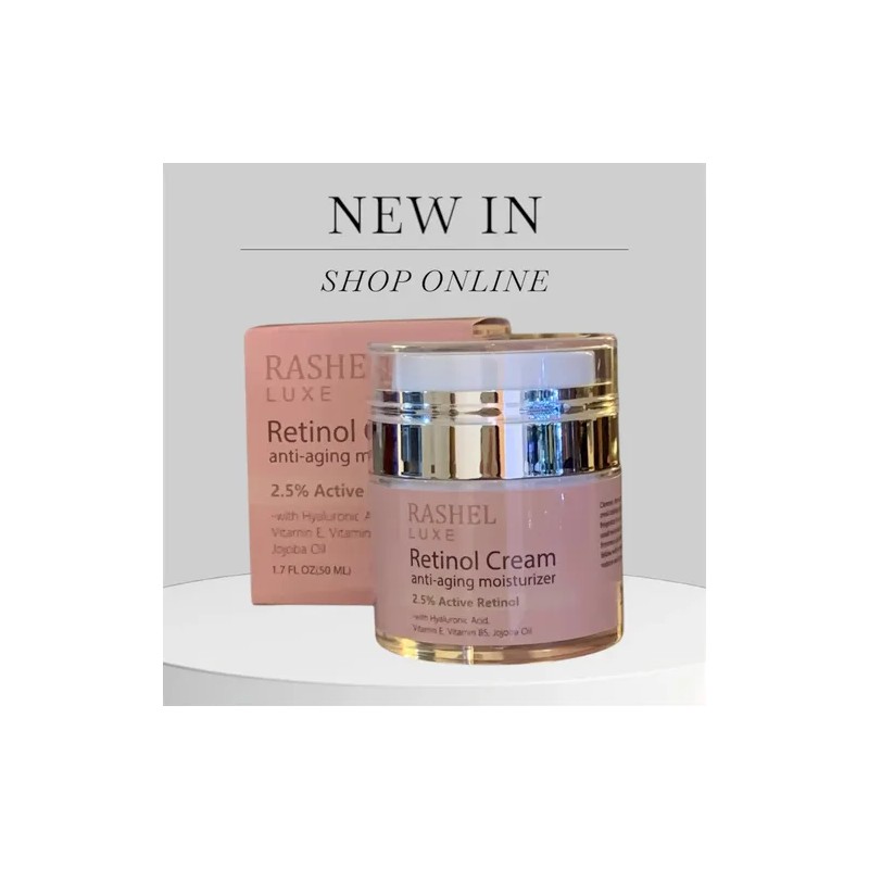 Crema Facial Rtinol Puro 2,5%, Arrugas, Hidratante, Suaviza