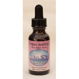 Alaskan Essences Scepter Amethyst Gem Elixir 1 oz Size