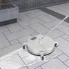 18“ Pressure Washer Surface Cleaner with 4 Wheels, Stainless Steel