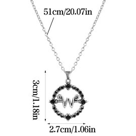 Elie&Eason Wednes-day Necklace, Wednes-day Cosplay Accessories Addams Necklace, Wednes-day Addams Necklace Cosplay Accessories Wednes-day Jewelry Necklace Wednes-day Cosplay Accessories Necklace