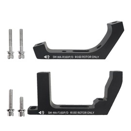 CooMeng SM-MA-F160P/D R160P/D Flat Mount to Post Mount Brake Caliper Adapter for 160mm Rotors Road Disc Brake FM to PM