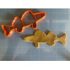 Walleye Fish Outline Cookie Cutter (5 inch)
