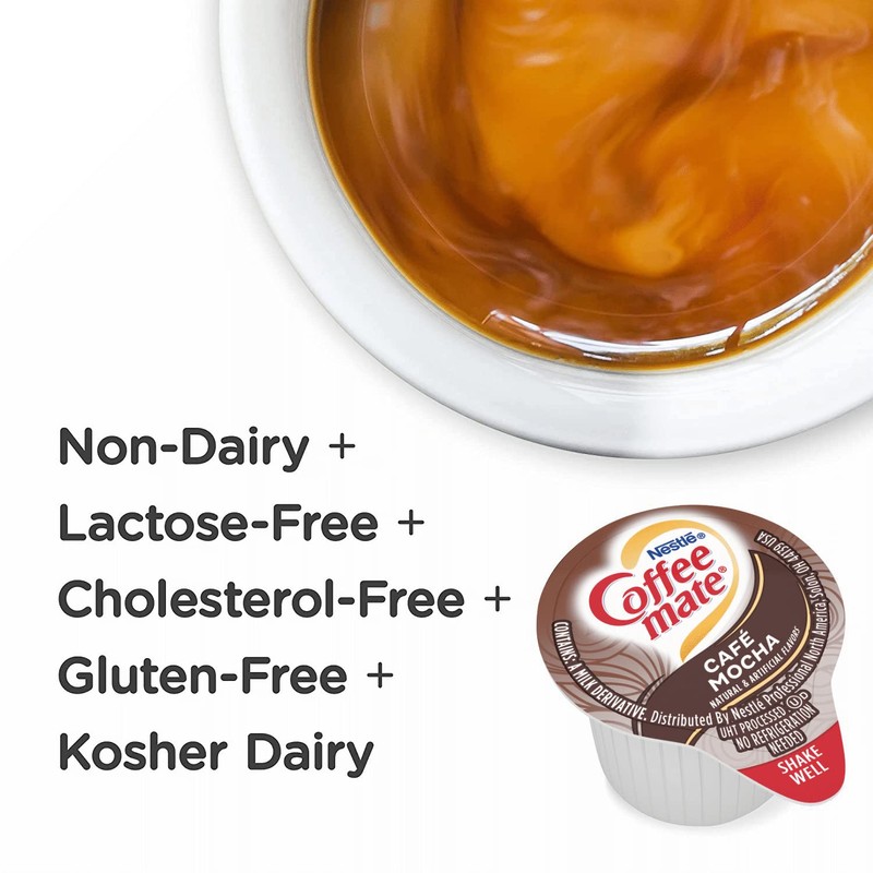 Nestlé Coffee mate Coffee Creamer, Café Mocha liquid creamer singles,