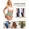 YDQ Womens High Waisted Cotton Underwear 4 Pack Tummy Control