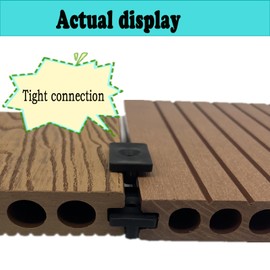 WPC Clips, Composite Decking Clips, Fastener Board Clip, Starter Fastener Decking Clip, Hidden Fixing Fasteners Clips (8 mm - 100 Pieces)