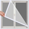 Transparent Windproof Vinyl Draft Blocker for Door Gaps - Warm Winter Solution Windproof Vinyl (100x160cm)