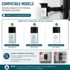 Adjustable Doorbell Brick Extender Mount Compatible with Ring Battery Doorbell,