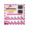 Kit De Extensiones De Pestañas Efecto 3d 40d+60d+80d Mixtas
