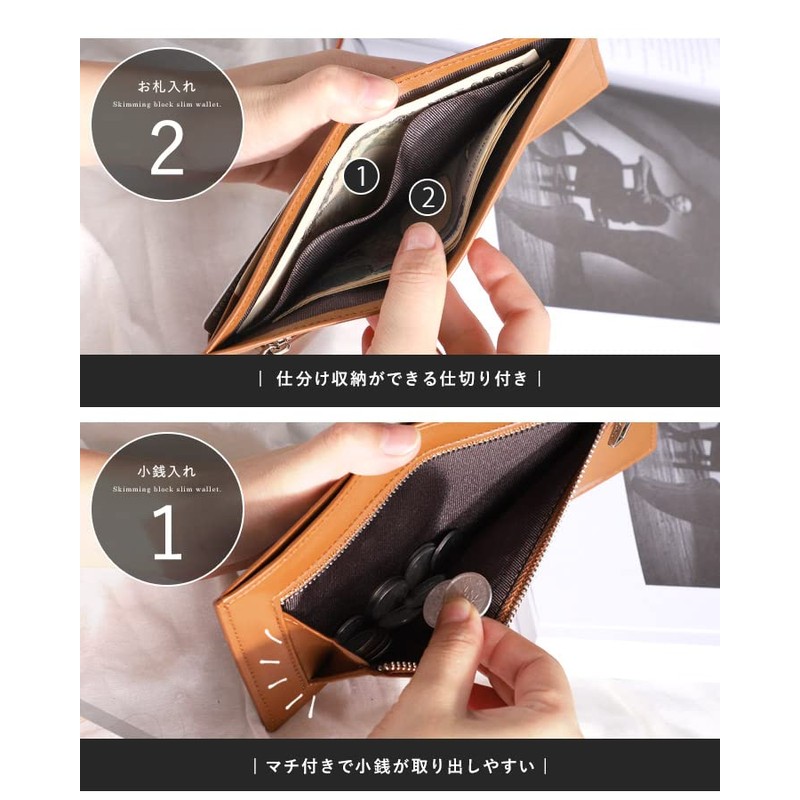 Liz Days Long Wallet, Women's, Men's, Thin, Lightweight, Thin, Slim,