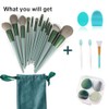 Juego de 22 brochas de maquillaje para base, brochas de