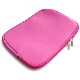 Emartbuy Hot Pink 13-15 Inch Water Resistant Neoprene Soft Zip Case Cover Sleeve & Zip Compatible with Laptops Listed Below