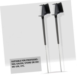 FOMIYES 4pcs Brow Comb Lash Spoolie Portable Double-ended Brush Made for Travel Home Use