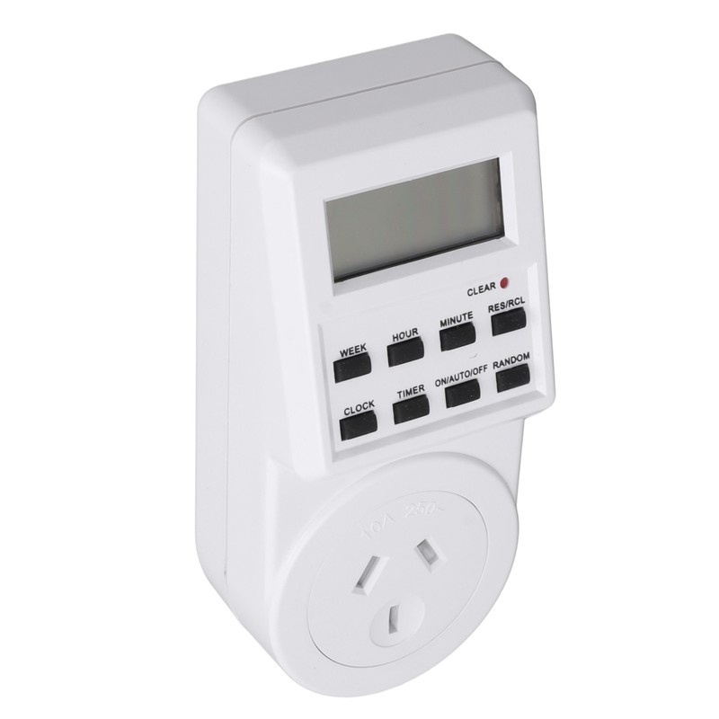 Indoor Mini Outlet Timer Digital Countdown Timer Outlet Indoor Timed