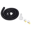 Bilge Pump Installation Kit Black 1‑1/8in Leak Proof Easy Installation
