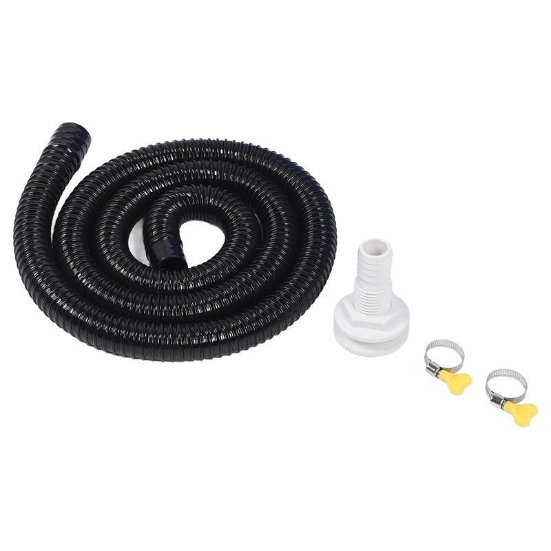 Bilge Pump Installation Kit Black 1‑1/8in Leak Proof Easy Installation