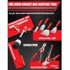 Diggers Tools Rubber Hammer White/Black 450 g [Allrounder 2-in-1 Function]