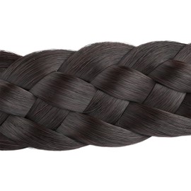 Gledola 5 Strands Synthetic Hair Braided Headband Hair Braided Headband (Brunette Brown)