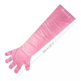 TecnoPorc Guantes Desechable Uso Veterinario 25 Pares