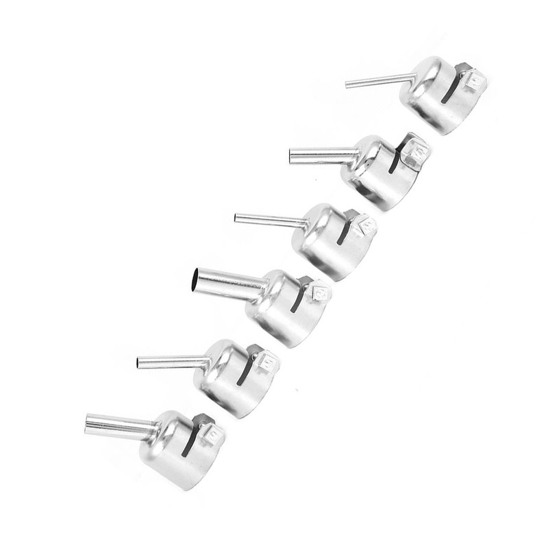 6Pcs Oblique Nozzle 850 for Hot Air Gun Soldering Desoldering