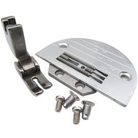 ckpsms Marke - # 24983+149057+147150LGW 1 Satz NEELDE Platte, Fuss, FUTTERHUND UND Schrauben Passend für JUKI Brother NÄHEN MIT Einer Nadel