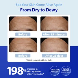 Dr. Denese SkinScience HydroShield Ultra Moisturizing Face Serum 0.5 oz – Retinol & Ceramide Mini Serum for Deep Moisture, Radiant Skin, Fine Line Care, Travel Size, Dermatologist Tested, Cruelty Free