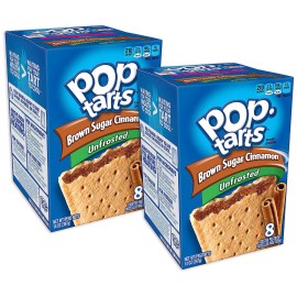 Kelloggs Poptarts Kellogg's Pop Tarts Frosted Brown Sugar Cinnamon 14 Ounce Pack of 2