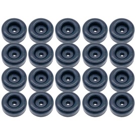 Automotive Authority LLC 20 Rubber Bumpers for Trailer Ramp Door Truck 2.5" Round Replacement Cargo Stop (20)