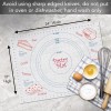 First Dawn Flexible Plastic Pastry Mat 24" x 18" Made